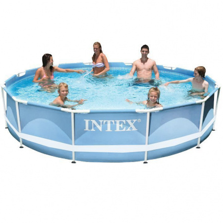 Каркасный сборный бассейн Intex Metal Frame Pool 366*76, 26710