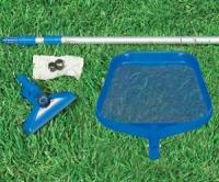 Набор для чистки бассейна до 488 см (ручка 239 см, сачок и вакуумная насадка с мешком), 28002