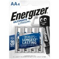 Элемент питания Energizer Ultimate Lithium LR06 AA бл 4