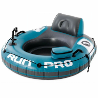 Надувной круг-кресло 140х132см "River Run 1" с ручками, до 100кг, ntex 56843 