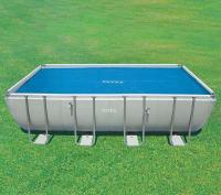 Тент солнечный прозрачный для бассейна 975*488см, Intex 29030.