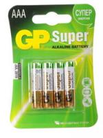Элемент питания GP Super Alkaline LR3 AAA бл 4