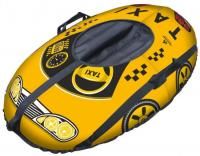 Санки-ватрушка с автокамерой Такси, 120см (ТЯНИТОЛКАЙ).