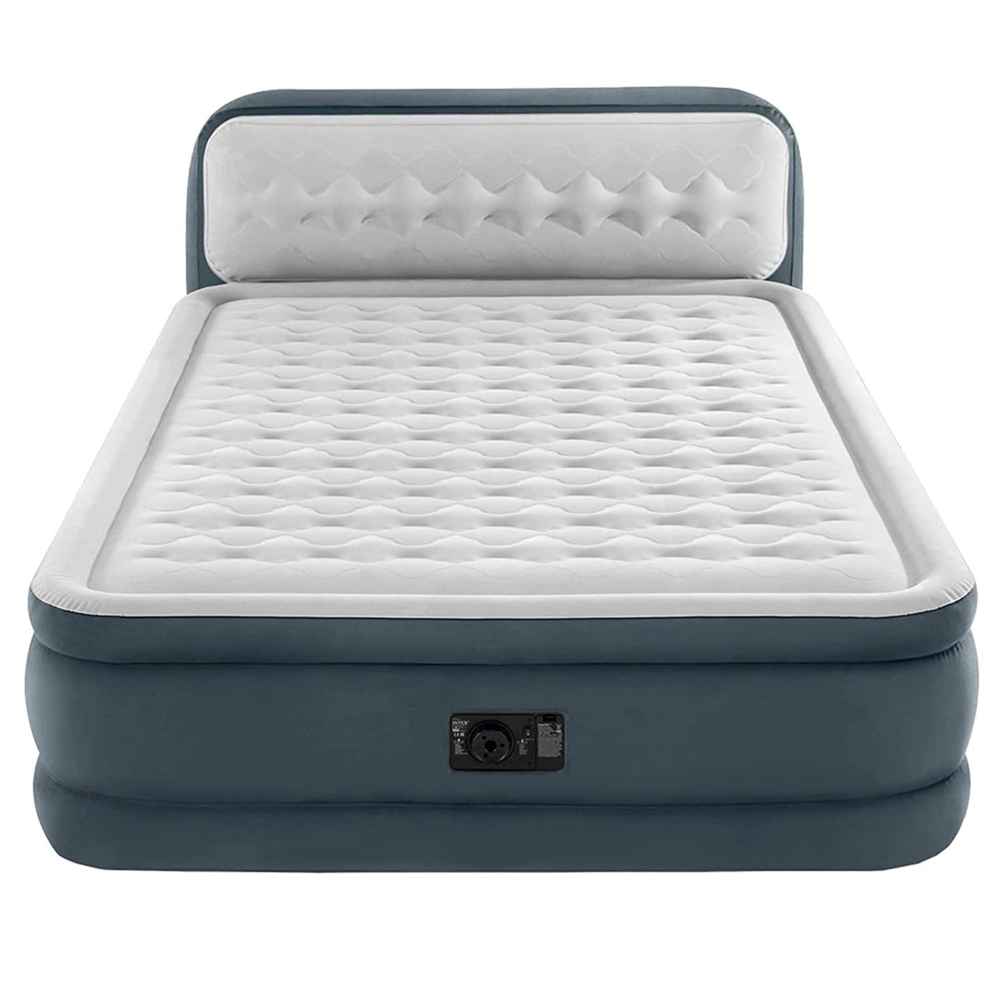 Надувная кровать Intex Headboard Airbed