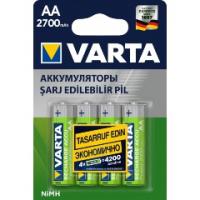 Аккумулятор VARTA LR6 AA 2100 mAh (уп 4 шт)