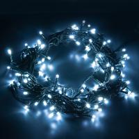 Светодиодная гирлянда 21м белая с пультом (300л) домашняя