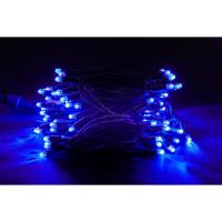 Светодиодная гирлянда 10м синяя  (100л) уличная