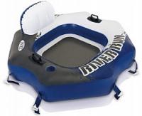 НАДУВНОЙ КРУГ-ШЕЗЛОНГ 130Х126СМ "RIVER RUN CONNECT" ОТ 6 ЛЕТ, 58854