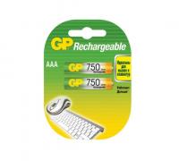 Аккумулятор GP LR03 AAA 750 mAh (уп 2 шт)