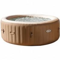 СПА-бассейн Bubble Massage 165/216х71см, 1098л., круглый с круговым пузырьковым массажем, INTEX 28428  