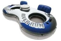 Надувной круг-кресло 243х157см "River Run" для двоих с подстаканником и холодильником, до 200кг,58837  