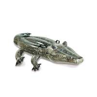 Надувная игрушка-наездник 170х86см "Настоящий аллигатор" до 40кг, от 3 лет,Intex, 57551