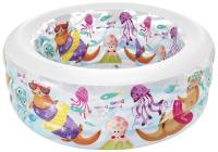 ДЕТСКИЙ НАДУВНОЙ БАССЕЙН INTEX, 152Х56СМ "АКВАРИУМ" 318Л, ОТ 6 ЛЕТ, НАДУВНОЕ ДНО, 58480