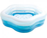 ДЕТСКИЙ НАДУВНОЙ БАССЕЙН 185Х180Х53СМ, 466Л, ОТ 3 ЛЕТ, НАДУВНОЕ ДНО, 57495