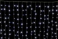 Светодиодный занавес белый 2х2м (штора)