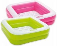 ДЕТСКИЙ НАДУВНОЙ БАССЕЙН 85Х85Х23СМ, 57Л, ОТ 1 ДО 3 ЛЕТ, НАДУВНОЕ ДНО, 57100