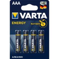 Элемент питания Varta Energy LR03 AA бл 4