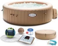 СПА-бассейн 145/196х71см "Bubble Massage" 795л, круглый, аэромассаж, Intex 28426 