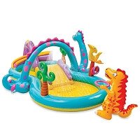 ИГРОВОЙ ЦЕНТР БАС. С ГОРКОЙ DINOLAND, INTEX , 333Х229Х112СМ, ДО 81КГ, ОТ 3 ЛЕТ, 57135