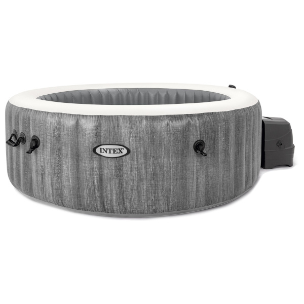 СПА-бассейн Greywood Deluxe 165/216х71см, 1098л, круглый с круговым пузырьковым массажем, INTEX 28442 