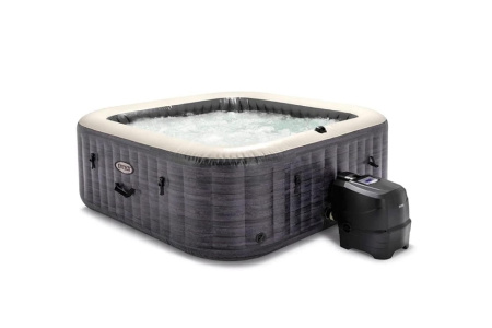 СПА-бассейн 175х71см "Greystone Deluxe" 795л, квадратный, аэромассаж, Intex 28450 