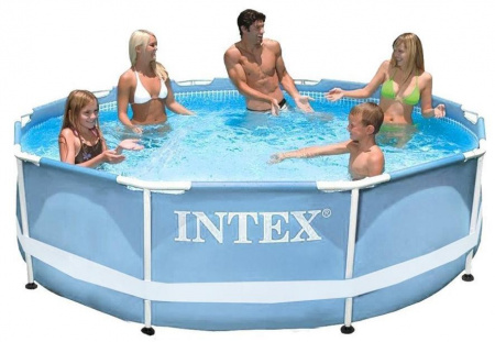 Каркасный сборный бассейн Intex Metal Frame Pool 305*76, 26700