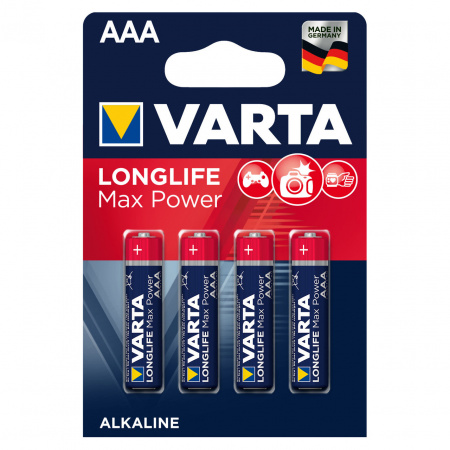 Элемент питания Varta Max Power LR03 AAA бл 4