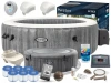 СПА-бассейн Greywood Deluxe 165/216х71см, 1098л, круглый с круговым пузырьковым массажем, INTEX 28442 
