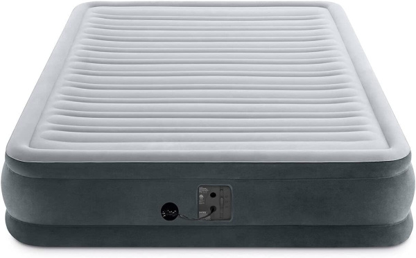 Двухспальная надувная кровать 152х203х33см "Comfort-Plush" встр.нас. 220В, до 272кг, 67770