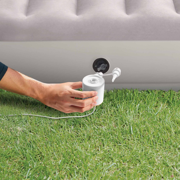 Надувной матрас 99х191х30см "Prestige" с USB насосом 5V, до 136кг, Intex 64177 