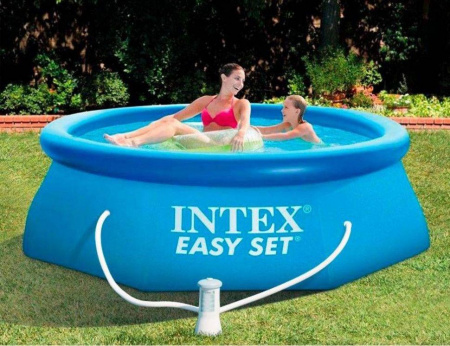 Надувной бассейн Intex Easy Set Pool 244*76 с фильтром, 28112