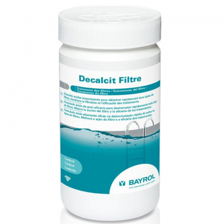 Декальцит фильтр 1кг, BAYROL, для очистки песчаных фильтров.